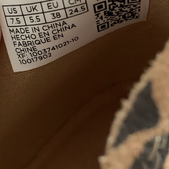 Tom’s kallie Ortholite comfort foam ankle boots Leopard print suede size 7.5 NEW - Picture 14 of 16